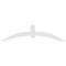 Ekena Millwork Archdale Architectural Grade PVC Gable Bracket, 96"W x 24"H x 4"D x 6"F, 6/12 Pitch GBP096X24X0406ARC00 - alternate 5